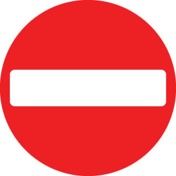 No Entry - Class RA1