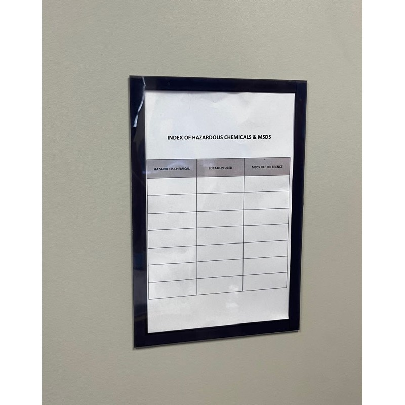 A3 Document Frames 6 Colour Options