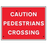 Re-Flex Sign - Caution - Pedestrians Crossing