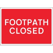 Footpath Closed Reflective Fold Up Sign