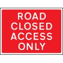 Road Closed Access Only - Class RA1 