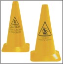 Caution Floor Cleaning - Round Cone