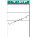 Custom Site Safety Board - Select 4 Signs