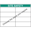 Custom Site Safety Board - Select 8 Messages