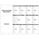 Site Notice Board with Doc Wallets (Health & Safety)