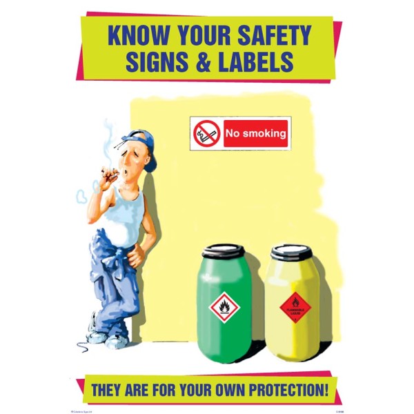 Know Your Safety Signs & Labels - Poster