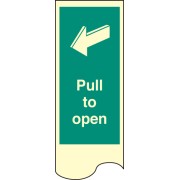 Door Plate - Pull to Open