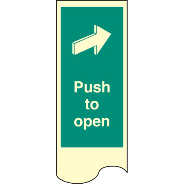 Door Plate - Push to Open