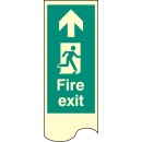 Door Plate - Fire Exit Straight On