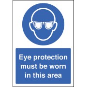 A4 - Eye Protection Must be Worn