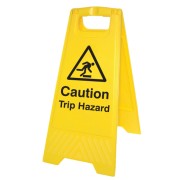 Caution - Trip Hazard - Self Standing Floor Sign