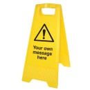 Your Message Here - Self Standing Folding Sign