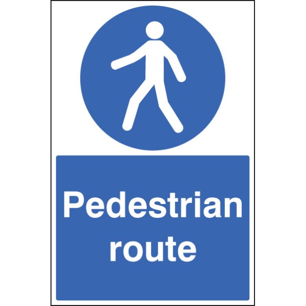 Pedestrian Route - Floor Graphic