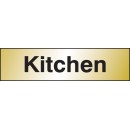 Kitchen Sign - Engraved Aluminium Effect