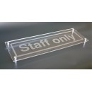 Your Message Here - Visual Impact Sign with Stand-off Locators