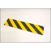 Anti-Slip Mat - Black / Yellow Chevron