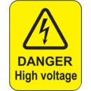 Danger - High Voltage Labels