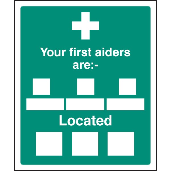 Your First Aiders Are