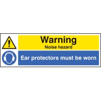 Warning - Noise Hazard - Ear Protection Must be Worn