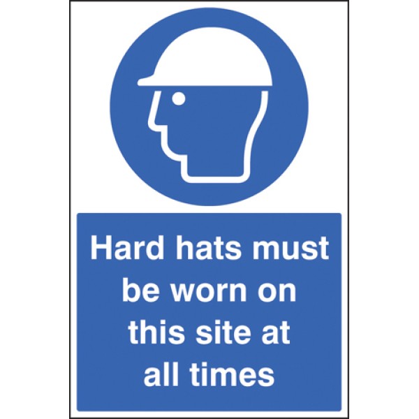 Hard Hats Must be Worn On this Site At All Times