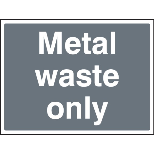 Metal Waste Only