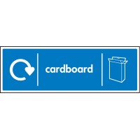 Cardboard - WRAP Recycling Sign