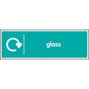 Glass - WRAP Recycling Sign