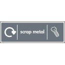 Scrap Metal - WRAP Recycling Sign