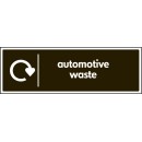 Automotive Waste - WRAP Recycling Sign