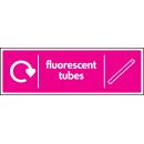 Fluorescent Tubes - WRAP Recycling Sign