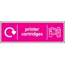 Printer Cartridges - WRAP Recycling Sign