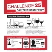 Age Verification Policy Weights & Measures Act 25ml