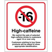 We Restrict the Sale of High Caffeine Drinks