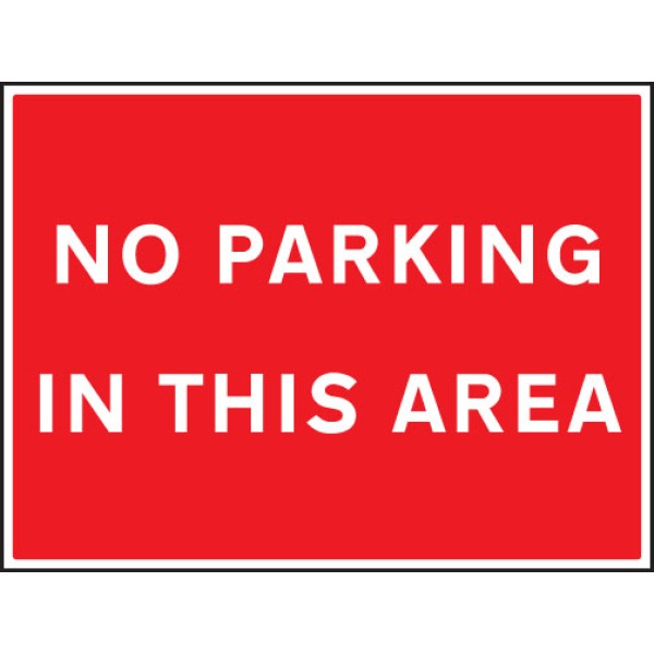 No Parking in this Area