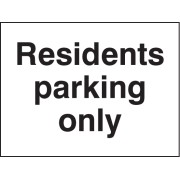 Residents Parking Only