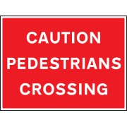 Caution - Pedestrians Crossing