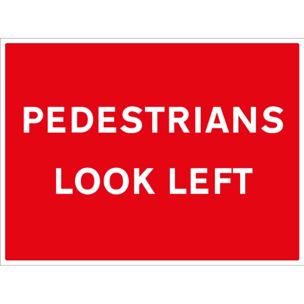 Pedestrians Look Left