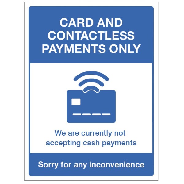 Card and Contactless Payments Only