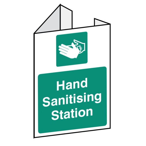 Hand Sanitising Station - Projecting Sign